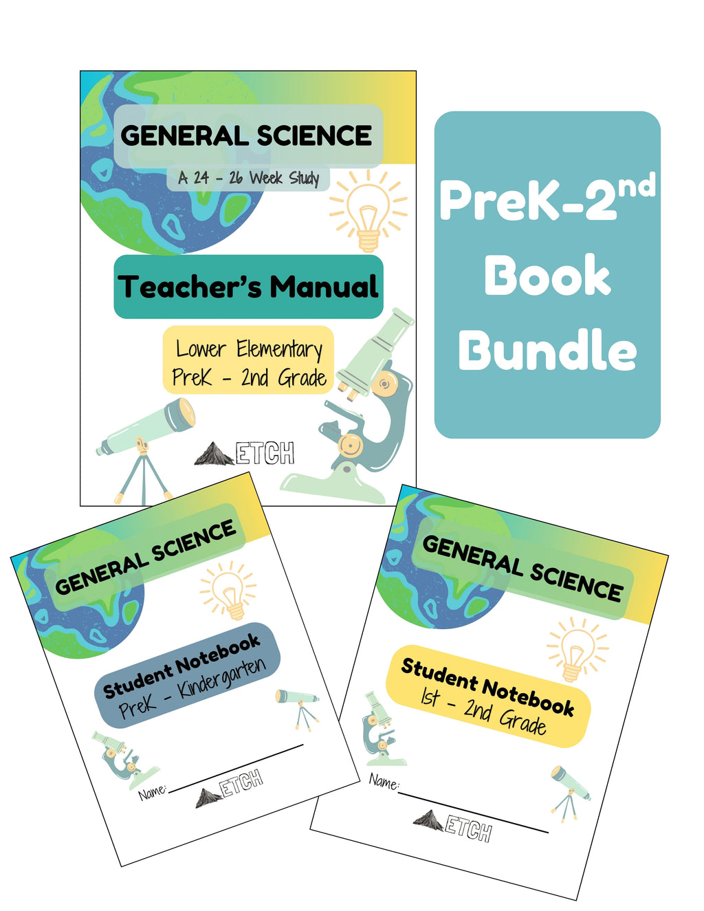 General Science PreK-2nd Book Bundle