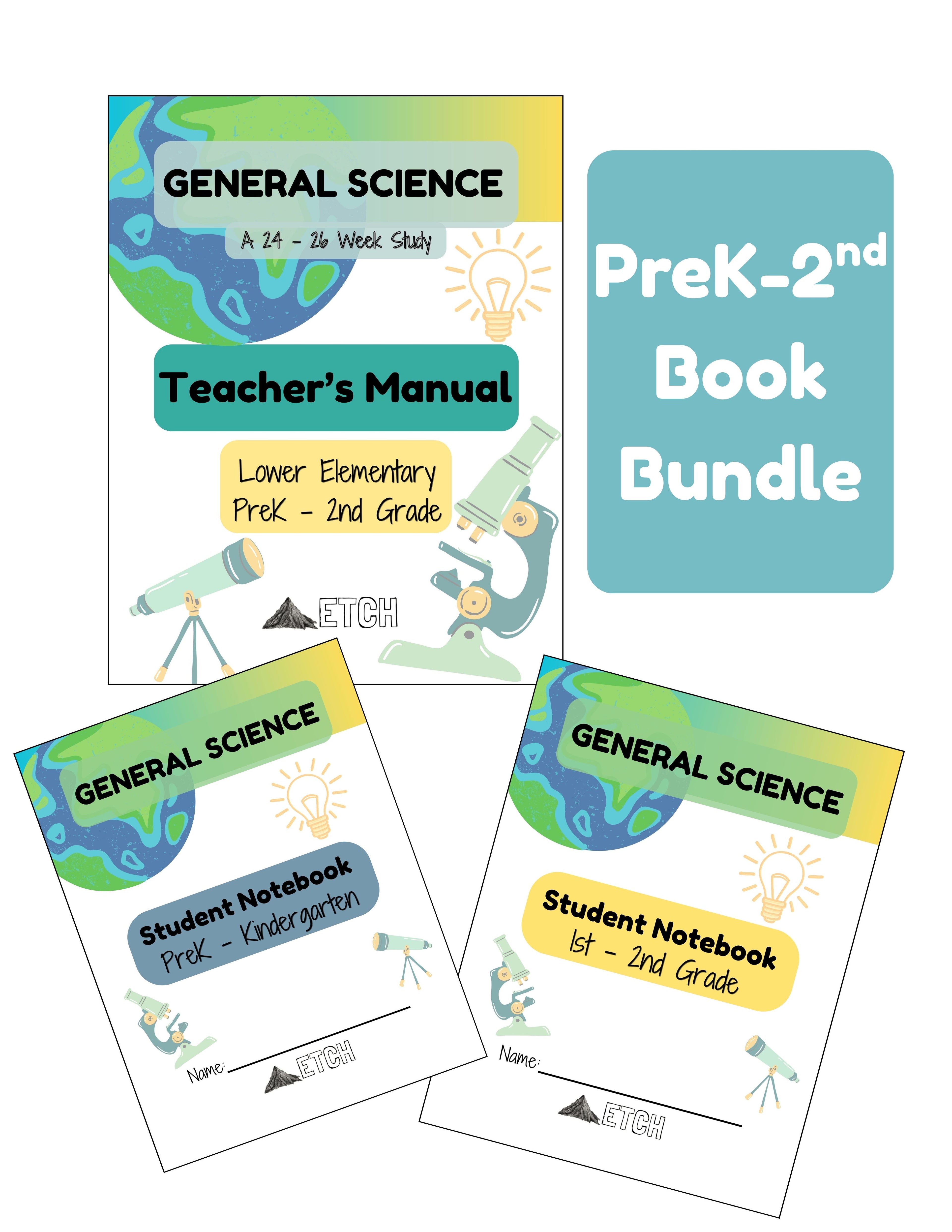 General Science PreK-2nd Book Bundle