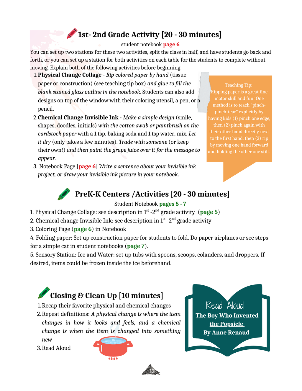 General Science Teacher Manual PreK-2nd