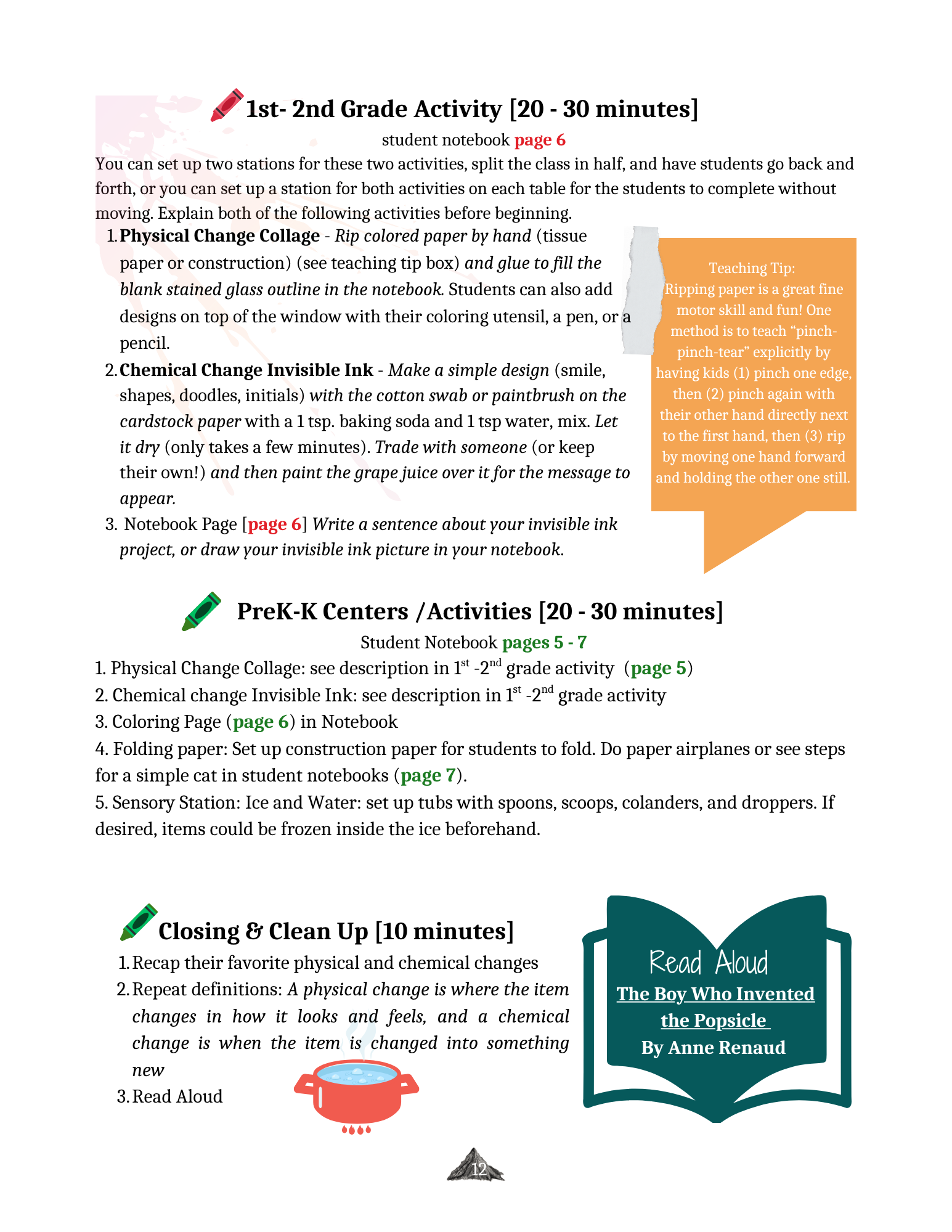 General Science Teacher Manual PreK-2nd