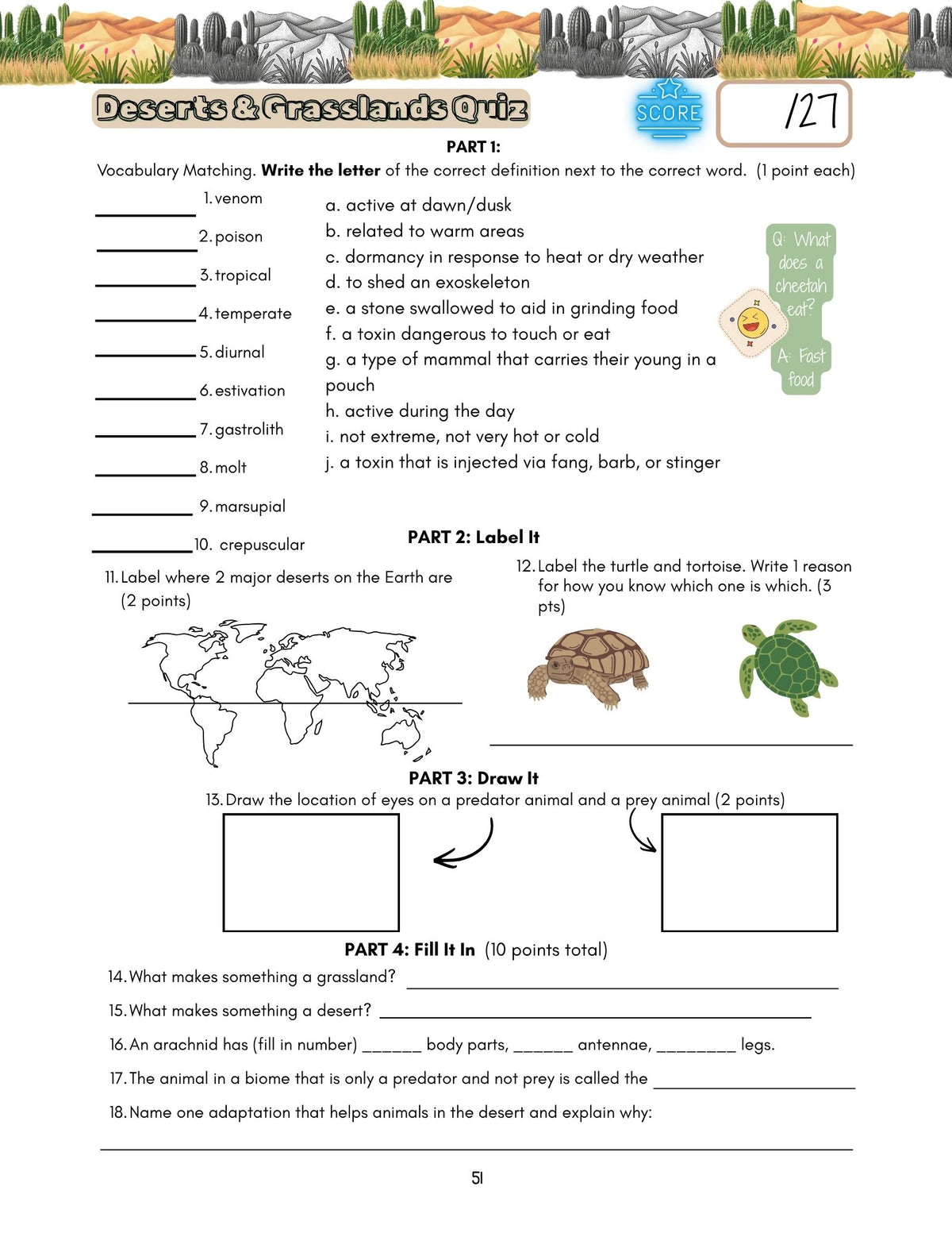 Zoology by Biome Curriculum Bundle 3rd–6th